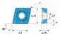 Plaquette carbure CCGT0602-AL